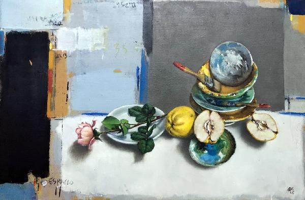 STILL LIFE WITH ROSE